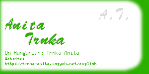 anita trnka business card